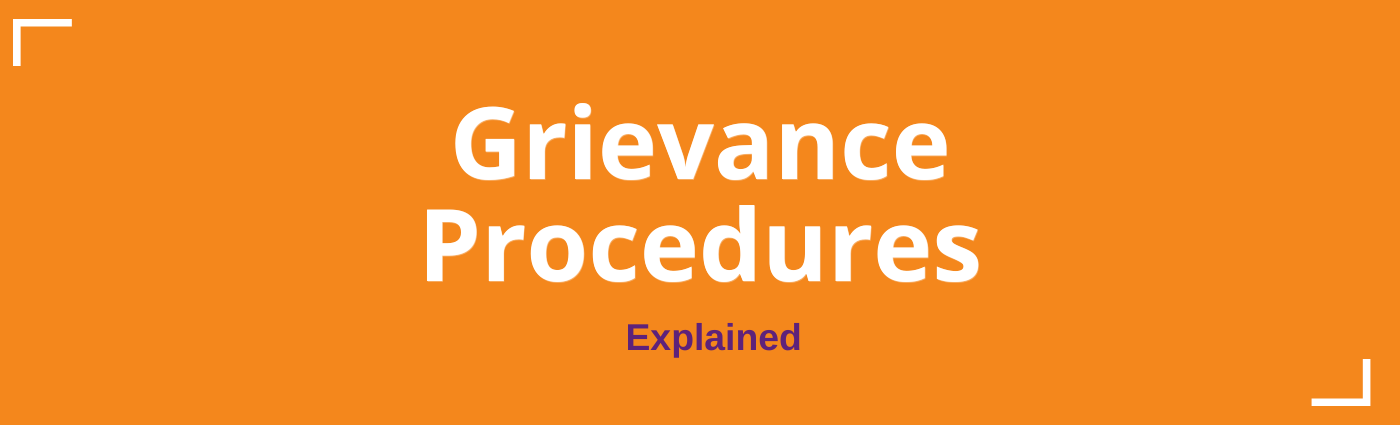 Grievance Procedure What Is The Purpose The HR Company